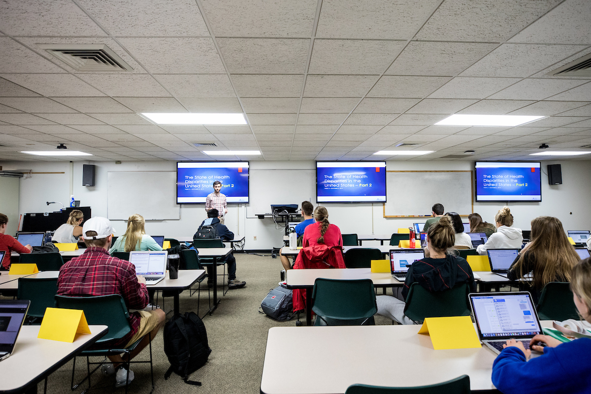 college class in session