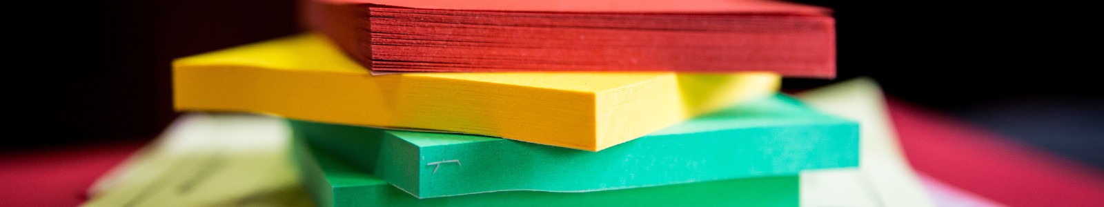 stack of PostIt Notes